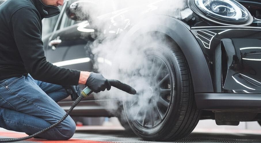¿La limpieza a vapor daña los materiales del coche?